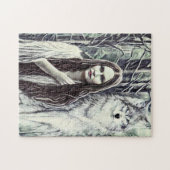 Kickapoo Indian Brujah White Wolf Legpuzzel (Horizontaal)