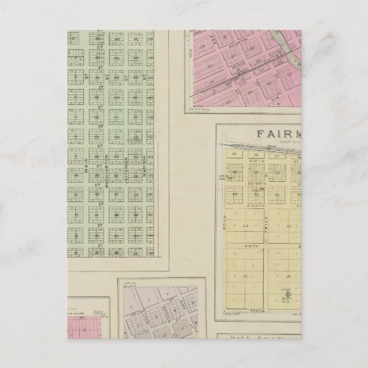 Kickapoo, Linwood, Fairmount en Lenape, Kansas Briefkaart (Voorkant)