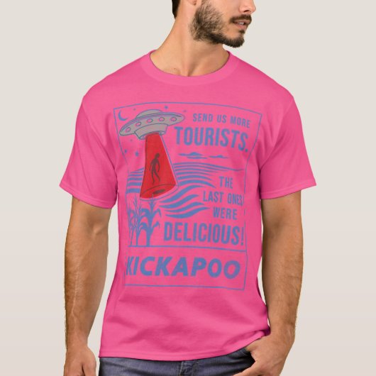 Kickapoo Tourism Saucer Shirt ontwerp door Nicole  (Voorkant)