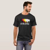 Kickapoo Tribe Nation Inheemse Mexicaanse Indiase T-shirt (Voorkant volledig)