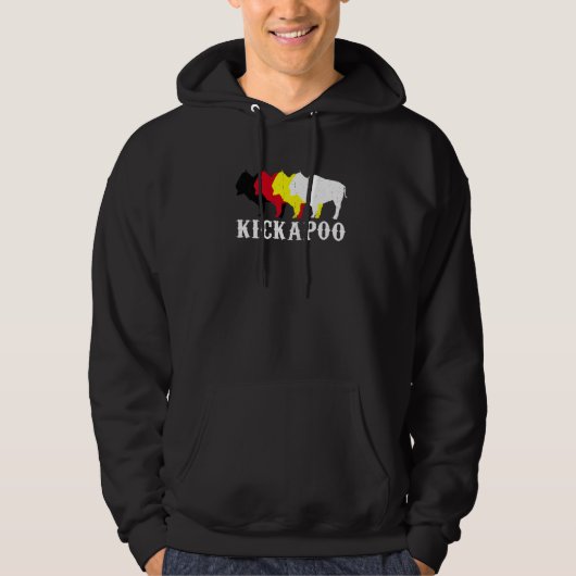 Kickapoo Tribe Nation Inheemse Mexicaanse Indische Hoodie (Voorkant)