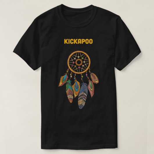 Kickapoo Tribe Native American Indian  Drea T-shirt (Design voorkant)