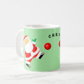 Kickbal Kerst Collectie Koffiemok (Voorkant links)