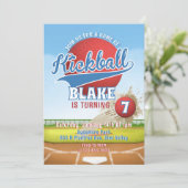  Kickball Birthday Party, Park Birthday Kaart (Staand voorkant)