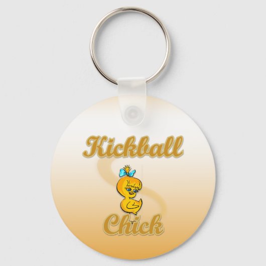 Kickball Chick Sleutelhanger (Voorkant)