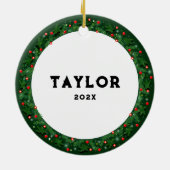 Kickball Christmas Collectible Ornament (Achterkant)