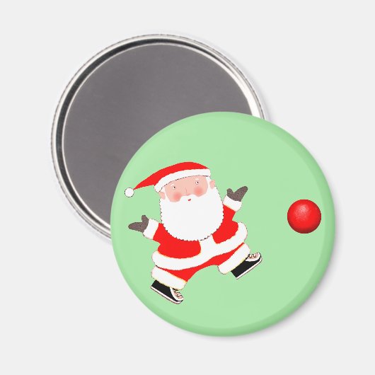 Kickball Christmas Magneet (Voorkant / Achterkant)