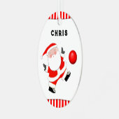 kickball-collectible metalen ornament (Voorkant links)