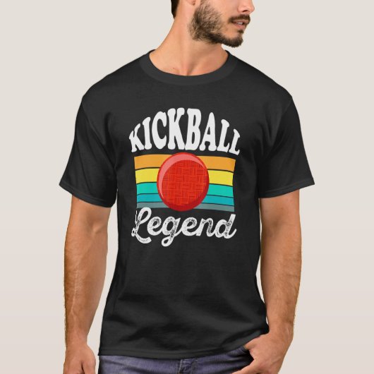 Kickball Expert Legend Sports League Summer Team F T-shirt (Voorkant)