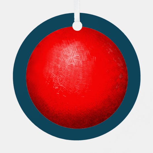 Kickball Holiday Keepomwille Gifts Metalen Ornament (Achterkant)