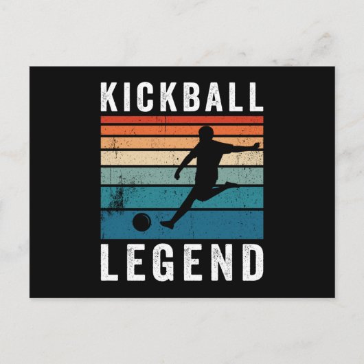 Kickball Legend Feestdagenkaart (Voorkant)