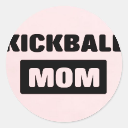 kickball mama Sticker (Voorkant)