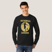 Kickball Player Gezegde Kickball training T-shirt (Voorkant volledig)
