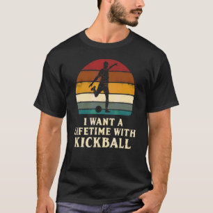 Kickball Player Retro Team Sport T-shirt