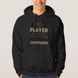 Kickball speler geen God Ik kan zien waarom je C w Hoodie