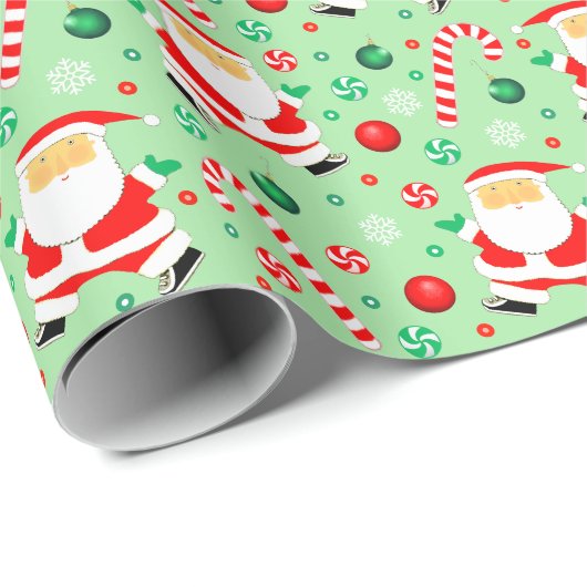 Kickball sporten kerstcadeau cadeaupapier (Rol Hoek)