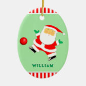 Kickball Sports Collectible Keramisch Ornament (Voorkant)