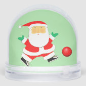 Kickball Sports Holiday Gift Sneeuwbol (Achterkant)