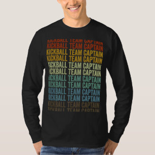Kickball Team Kapitein Kickball Player Kickball Te T-shirt