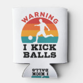 Kickball Warning I Kick Balls Blikjeskoeler (Achterkant)