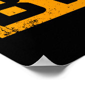 Kickball Warning I Kick Balls Poster (Hoek)