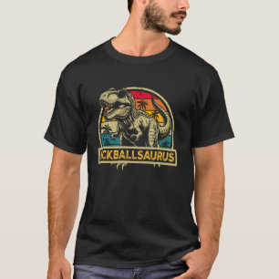 Kickballsaurus TRex Dinosaur Kickball Saurus Famil T-shirt