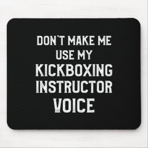 Kickbokinstructeur Kickbokstraining _3 Muismat