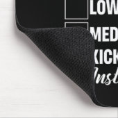 Kickboks-instructeur van het niveau Awesome Mixed Muismat (Hoek)