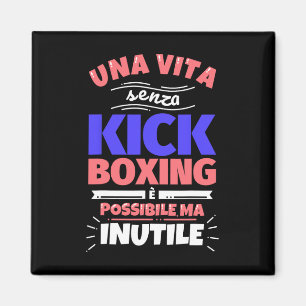 Kickbokscadeau Funny Athletic Sporten - Geen schro Magneet
