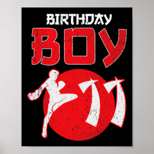 Kickboksen 11 Jaar Verjaardag Mma Vechtkunst  Poster