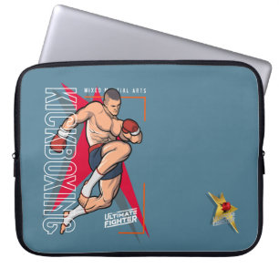 Kickboksen 38 cm laptop sleeve