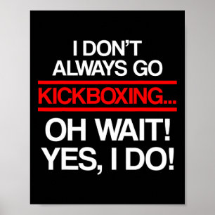 Kickboksen Altijd Kick Boksen Workout _1  Poster