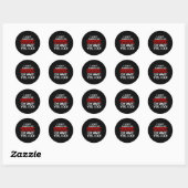 Kickboksen Altijd Kick Boksen Workout _1 Ronde Sticker (Vel)
