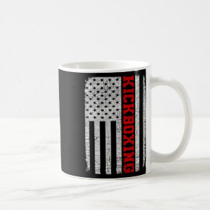 Kickboksen Amerikaanse Vlag 4 juli Patriottische G Koffiemok
