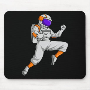 Kickboksen Astronaut Kickbokser Buitenruimte Karat Muismat
