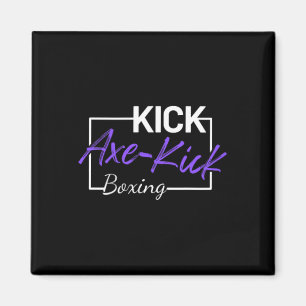 Kickboksen bijl trap magneet