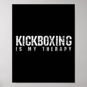 Kickboksen Boksen Materiële Kunst Cadeau Poster