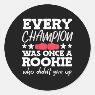 Kickboksen Boksen Ronde Sticker