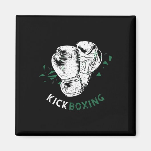 Kickboksen Bokshandschoenen Magneet (Voorkant)