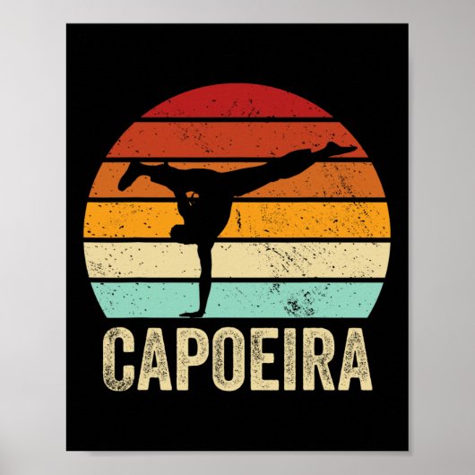 Kickboksen Capoeira Poster (Voorkant)
