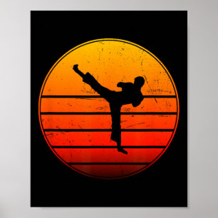 Kickboksen Dames Heren Boksen Kickbox Kickbokser  Poster
