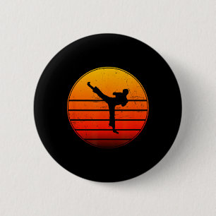 Kickboksen Dames Heren Boksen Kickbox Kickbokser  Ronde Button 5,7 Cm
