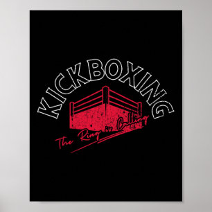 Kickboksen De Ring Roept Poster
