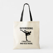 Kickboksen Fighter Boxer Kickboksen Tote Bag (Achterkant)