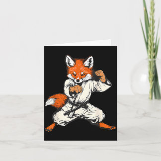 Kickboksen Fox Taekwondo Karate Mma Grappig Martia Kaart