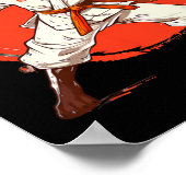 Kickboksen Fox Taekwondo Karate Mma Grappig Vecht  Poster (Hoek)