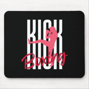 Kickboksen front kick muismat