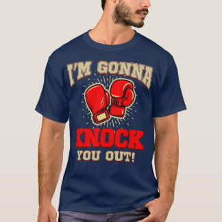 Kickboksen gaat je knock-out kickbox cadeau t-shirt
