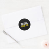 Kickboksen Geweldige Kick Boksen Workout Ronde Sticker (Envelop)