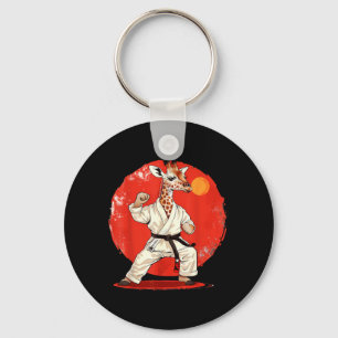 Kickboksen Giraffe Vechtkunst Karate Jiu-Jitsu Sleutelhanger